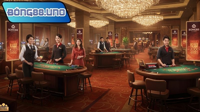 Ưu điểm khi chơi live casino Bong88